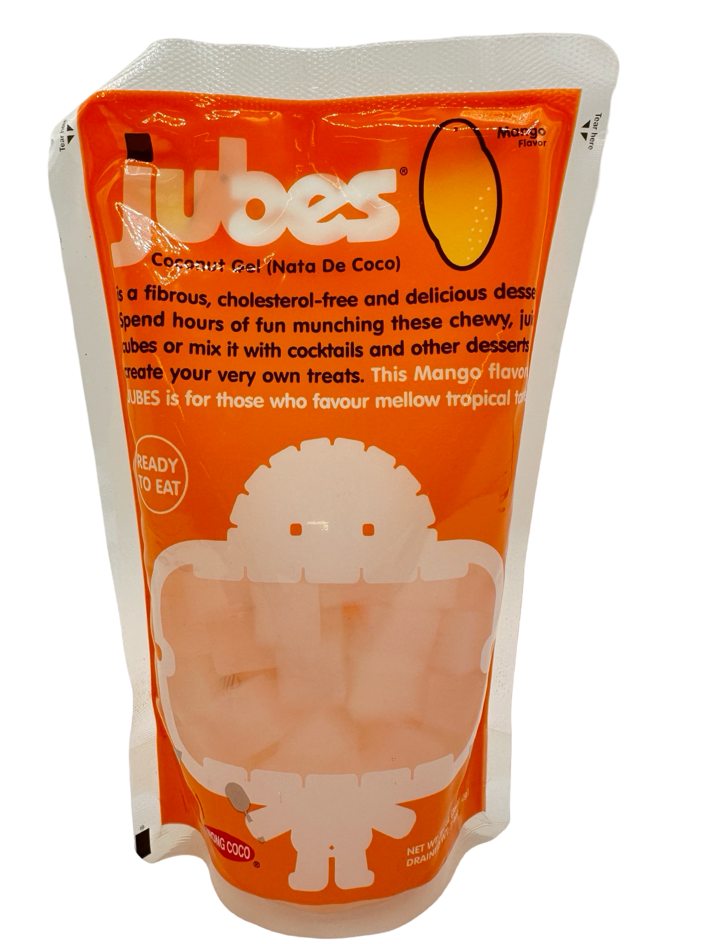 Hot Sale! 360 G Mango - Flavored Coconut Gel (Nata De Coco) Jubes for Tropical Snacking