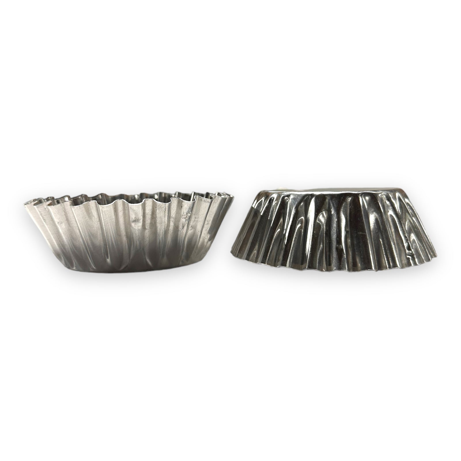 5-Piece 5-Inch Stainless Ensaymada, Mamon & Puto Molder - Ideal for Baking!
