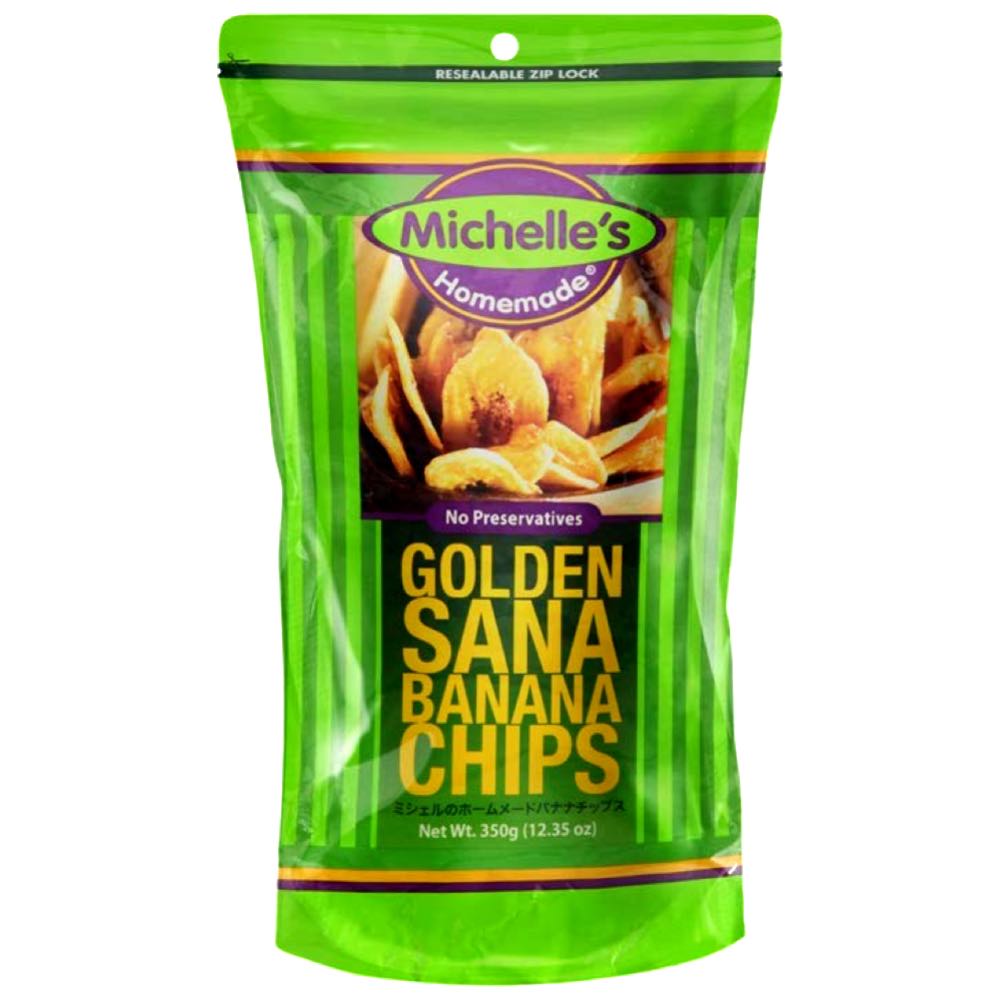 Michelle's Golden Sana 350G Banana Chips - Homemade Delight