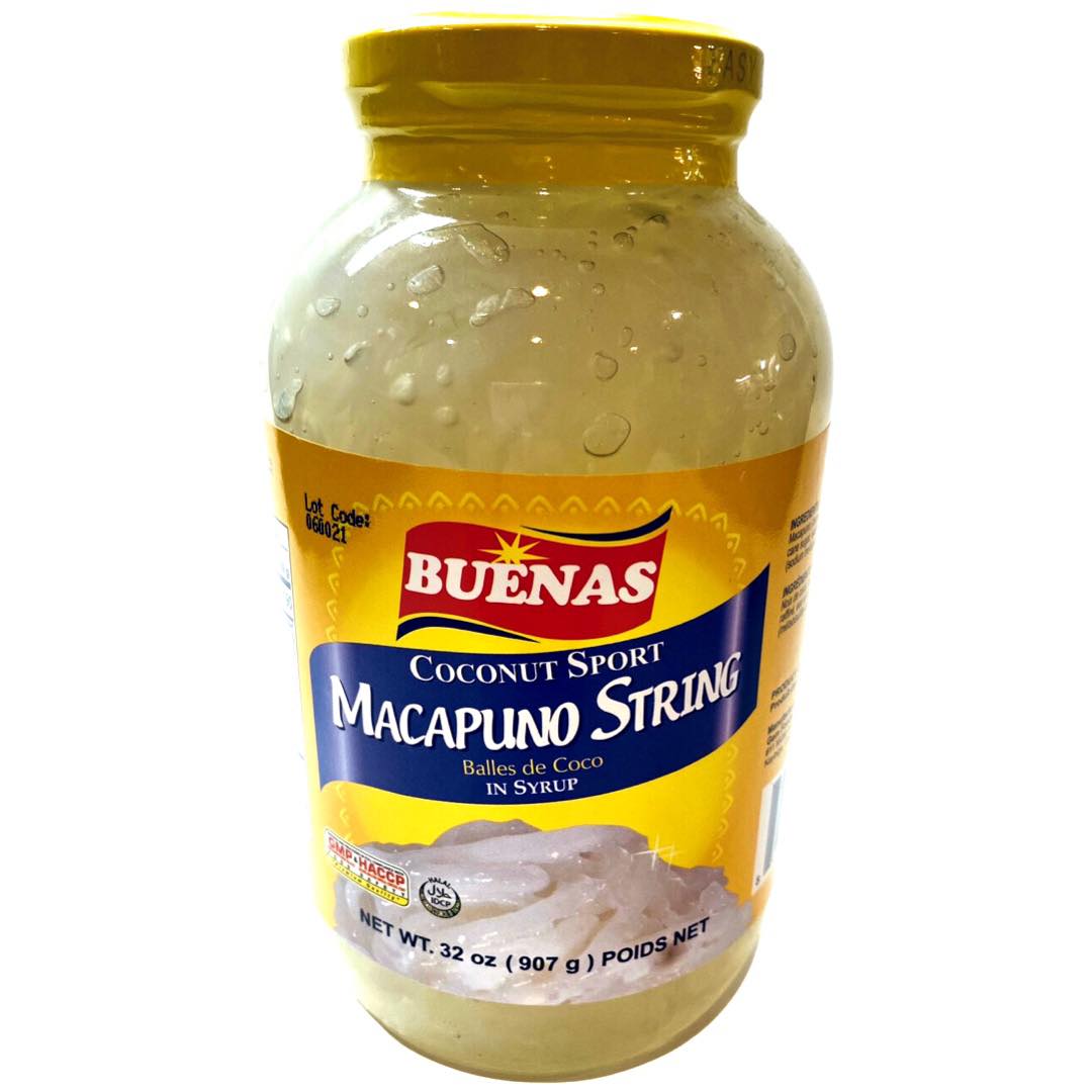 Buenas Coconut Sport: 32 OZ Macapuno String in Syrup - Great Deal for Coconut Lovers