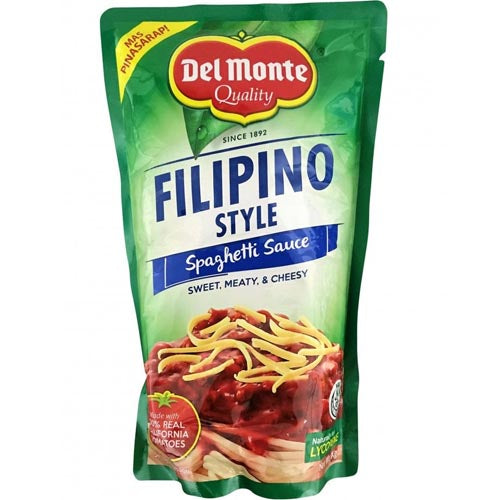 Del Monte Filipino Style Spaghetti Sauce - Sweet, Meaty, Cheesy 1 KG Doypack - Great Value!