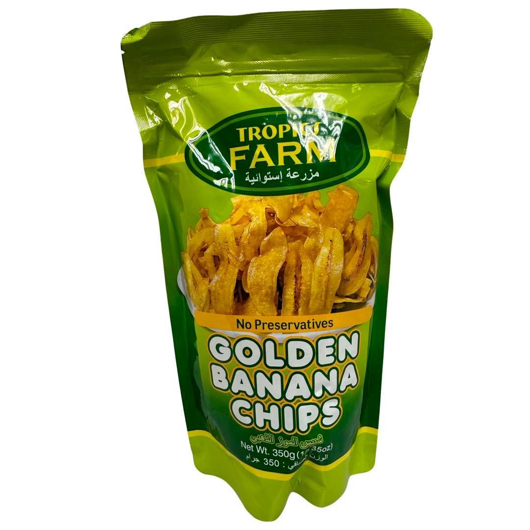 Tropics Farm's Delicious Golden 350 G Banana Chips