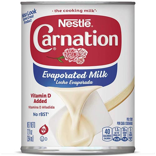 Get 12 OZ Can of Nestle Carnation's Popular Evaporated Milk with Vitamin D