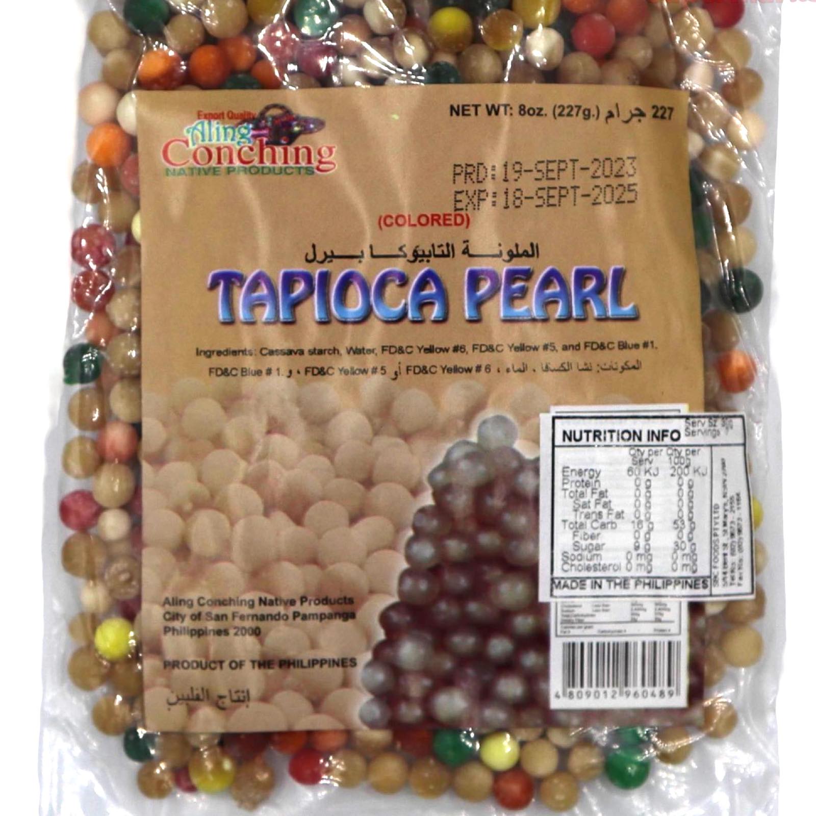 Aling Conching - Large Colored Tapioca Pearls, 8 OZ