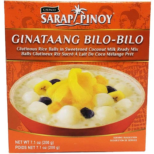 Galinco Sarap Pinoy Ready-to-Use 200G Glutinous Rice Balls in Sweetened Coconut Milk Mix