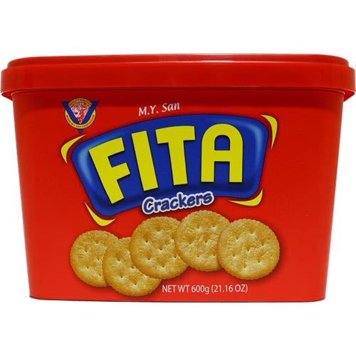M.Y. San Fita Crackers - 600 G in Plastic Tub