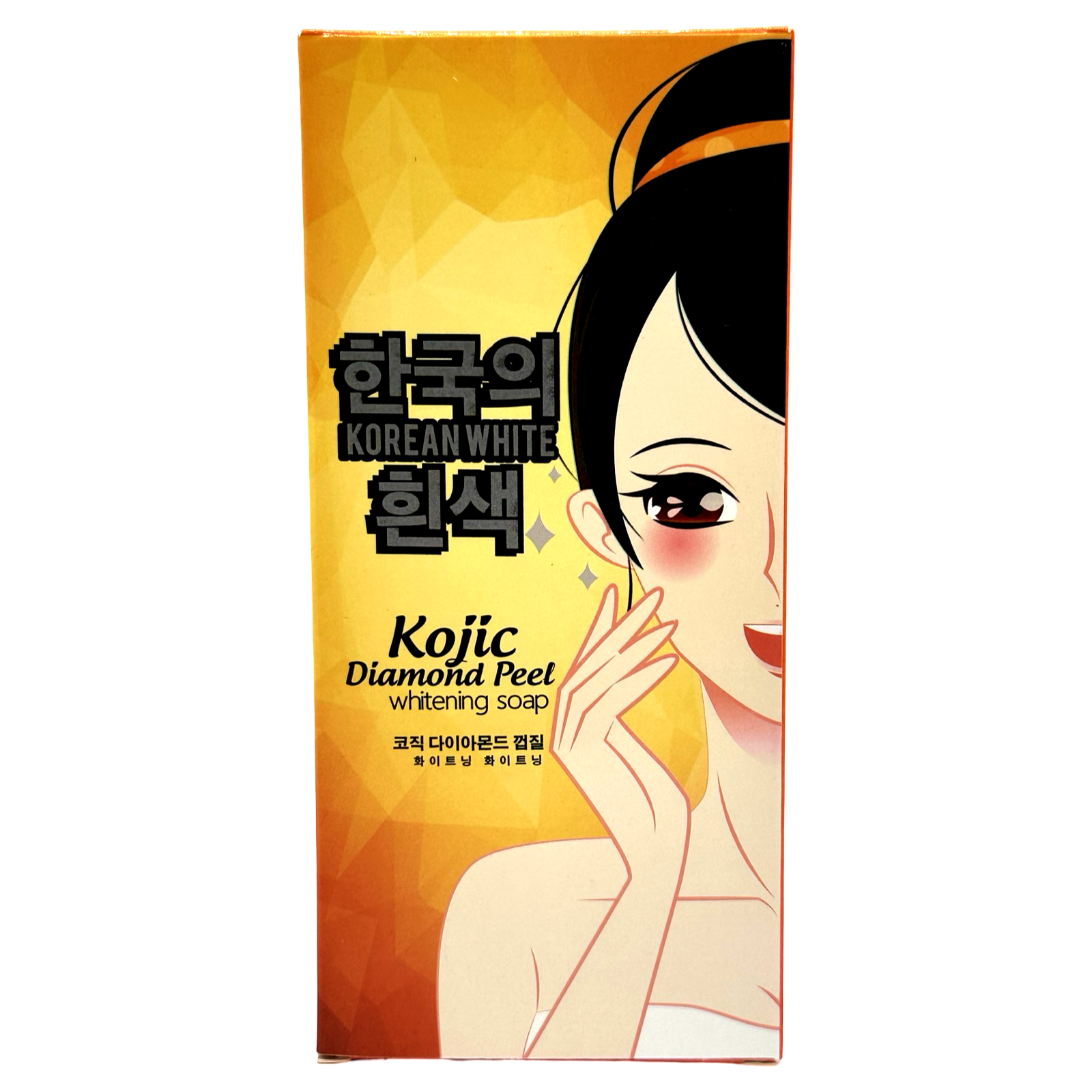 Gold Korean White Kojic Diamond Peel Soap - Set of 3 (90g Each)