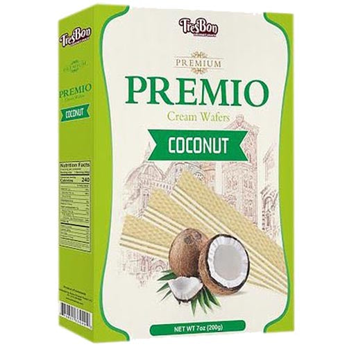 TresBon Premium Coconut Cream Wafer Cubes - 200 G - Ideal for On - the - go Snacking