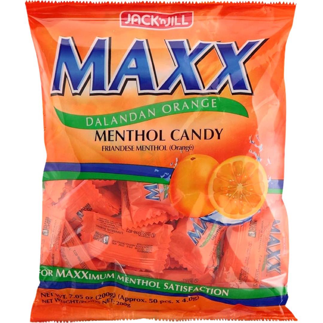 Jack 'n Jill Maxx Dalandan Orange Menthol Candy - 7.05 OZ - Great Deal