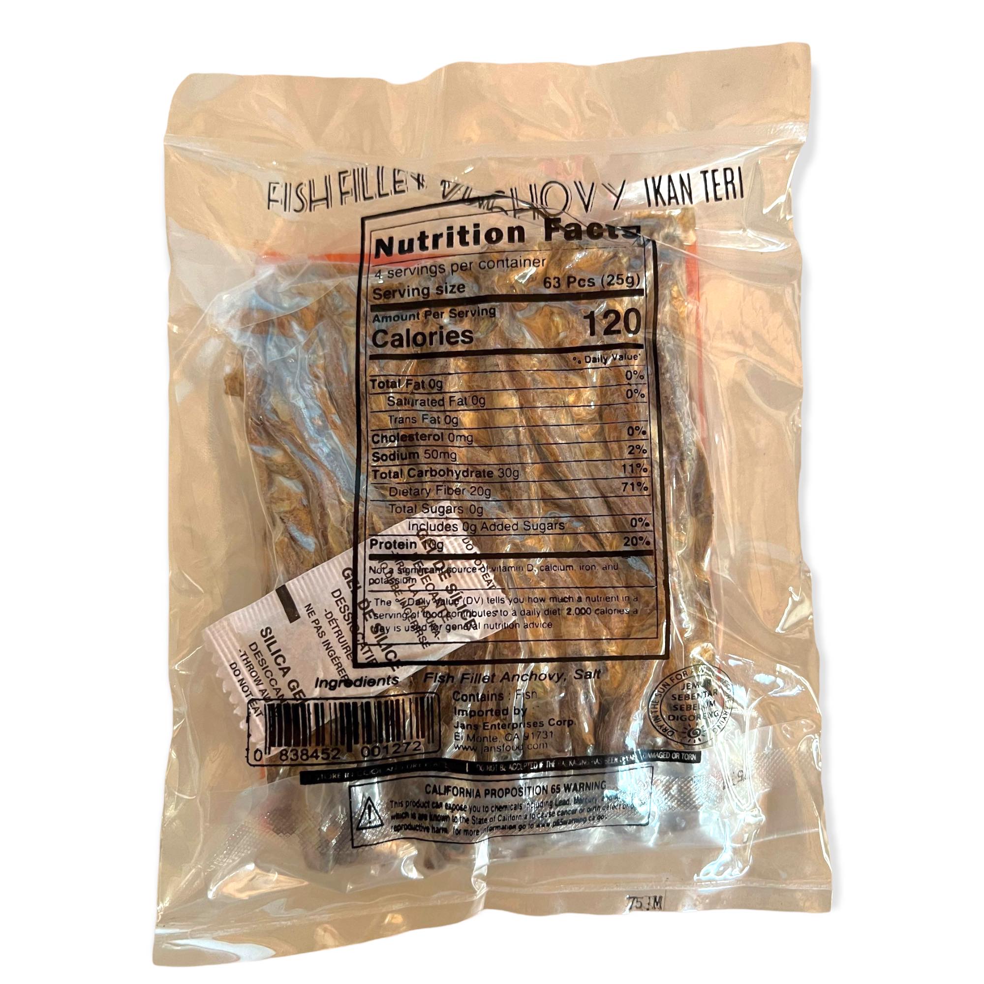Delicious 115 G Dried Anchovies Fillet - Great Value for Your Pantry