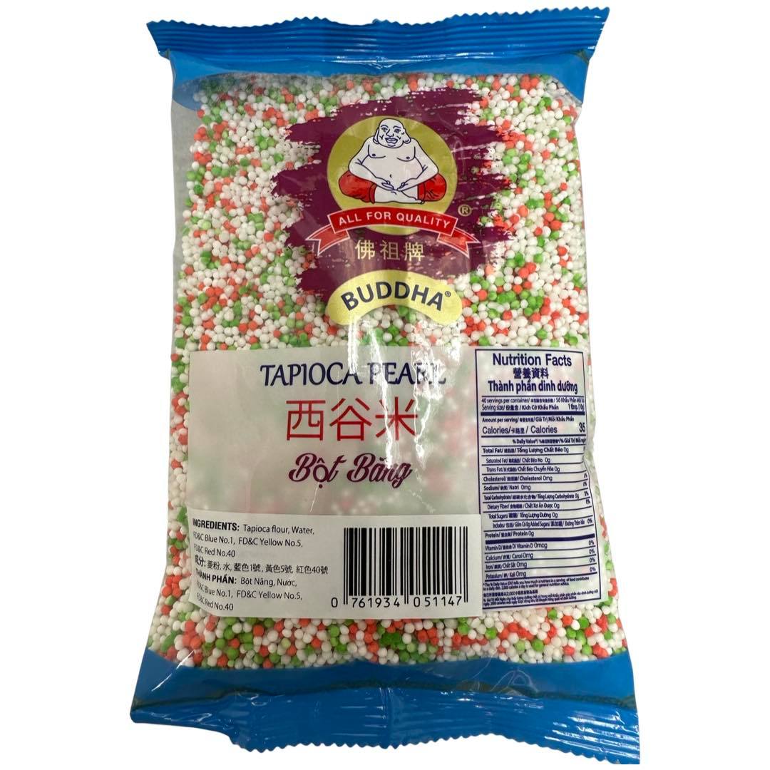 Sunlee Brand - Mixed Color Small Tapioca Pearls - 14 OZ (Great Deal!)