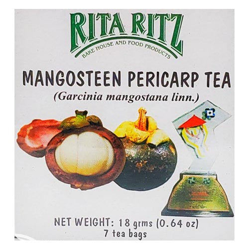 Rita Ritz Tropical Mangosteen Pericarp Tea - 7 Premium 18-Gram Tea Bags