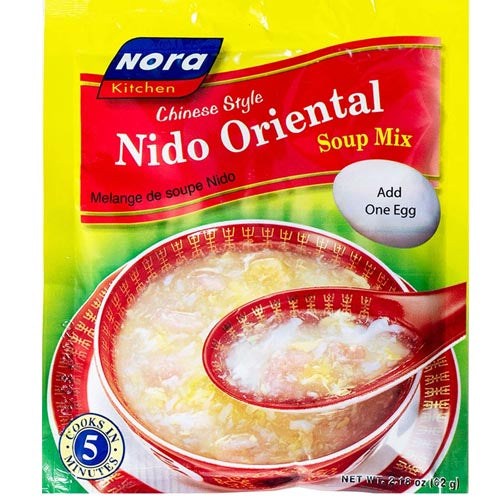 Nora - Oriental Nido Soup Mix, 62G - Quick & Creamy Delight