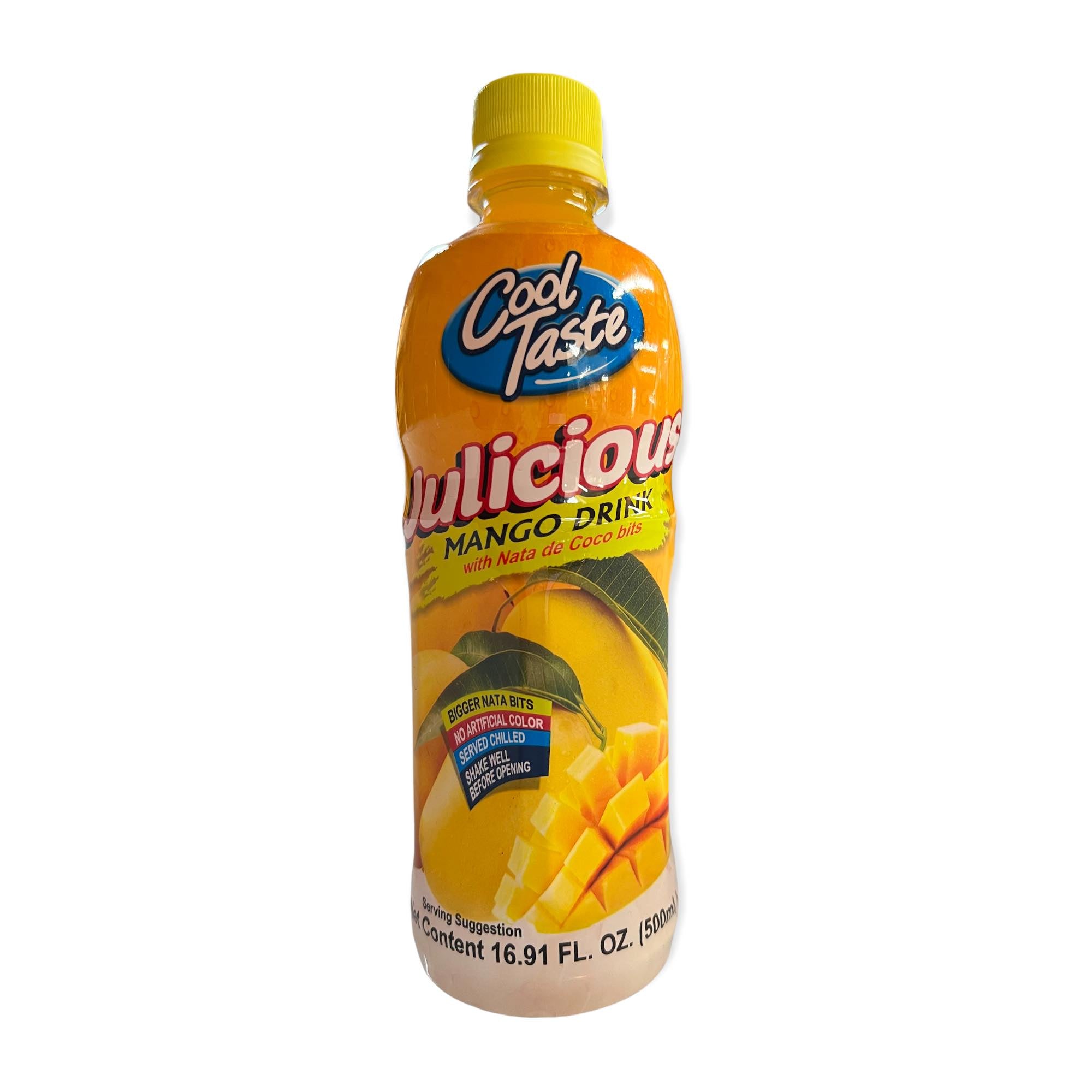 Julicious Cool Taste Mango Drink with Nata de Coco Bits - 500ml - Refreshing Deal