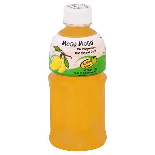 Mogu Mogu - Tropical Mango Juice with Nata De Coco, 1000 ML (Great Deal!)