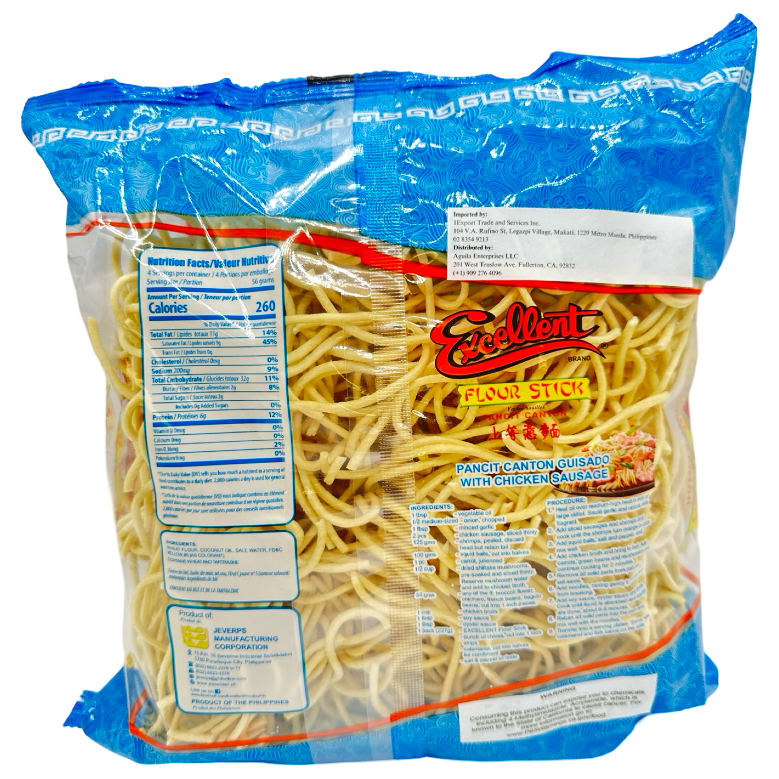 Delicious Flour Stick Pancit Canton - Excellent Choice