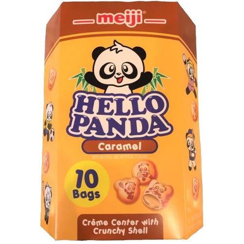 Meiji Hello Panda Caramel Biscuits - 9.1 OZ, 10-Pack
