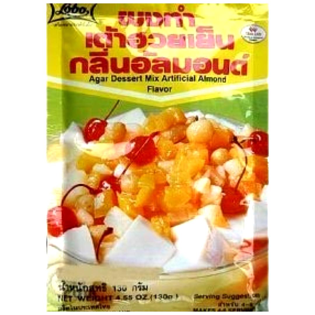 Lobo Agar Dessert Mix - 130 G with Artificial Almond Flavor, Great Deal!