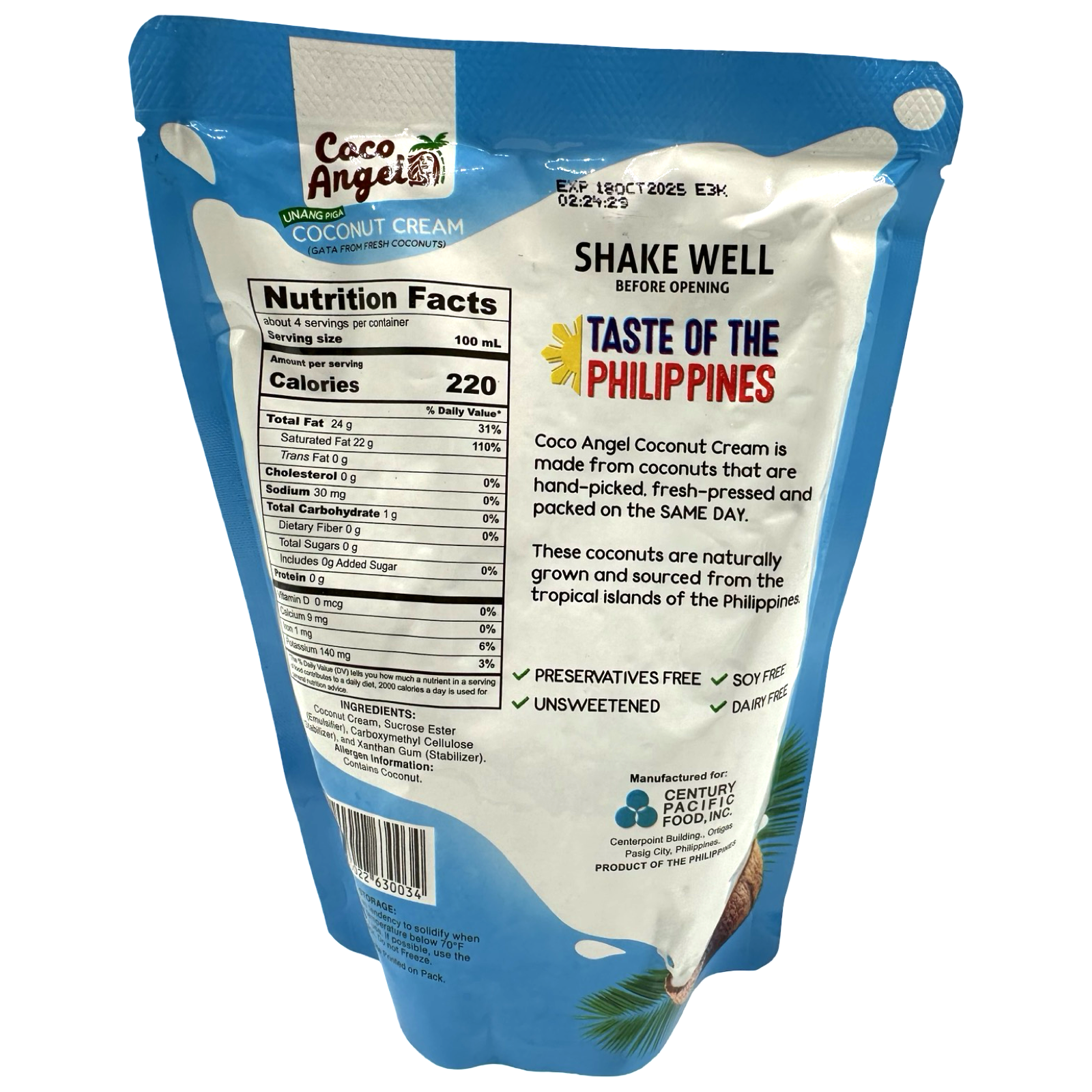 Coco Angel - Top - Quality Coconut Cream for Cooking