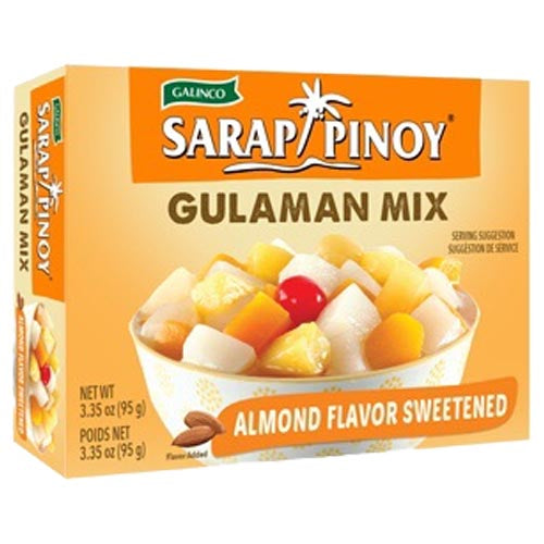 Galinco Sweetened Almond Flavor Gulaman Mix - 95 G, Perfect for Filipino Desserts
