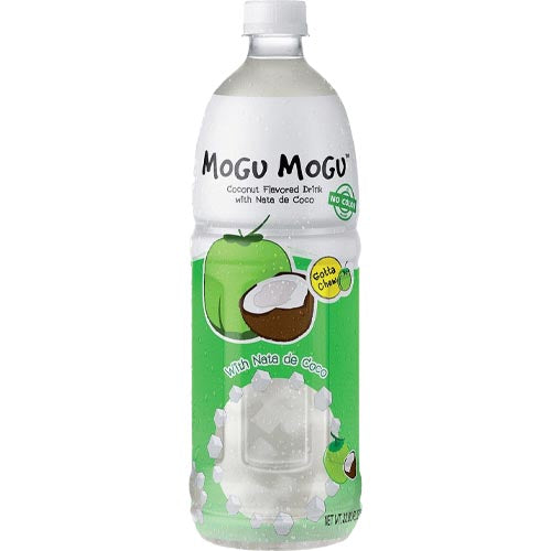 Mogu Mogu Big 1000 ML Coconut Juice with Refreshing Nata De Coco