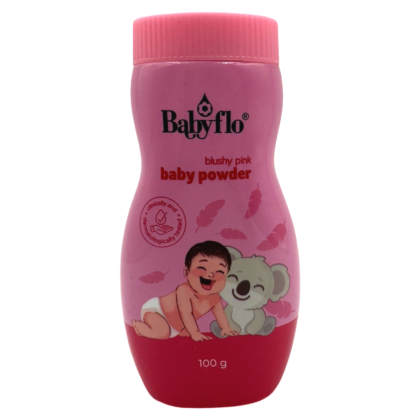 Babyflo Blushy Pink Baby Powder - 100 G, Get Yours Now!
