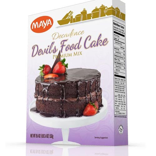 Maya Premium Devil's Food Cake Mix - 550 G - Ideal for Bakers