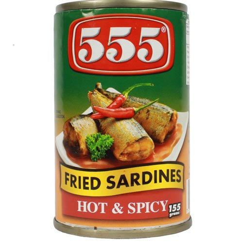 Hot and Spicy 555 Fried Sardines - Ideal Budget-Friendly Canned Seafood