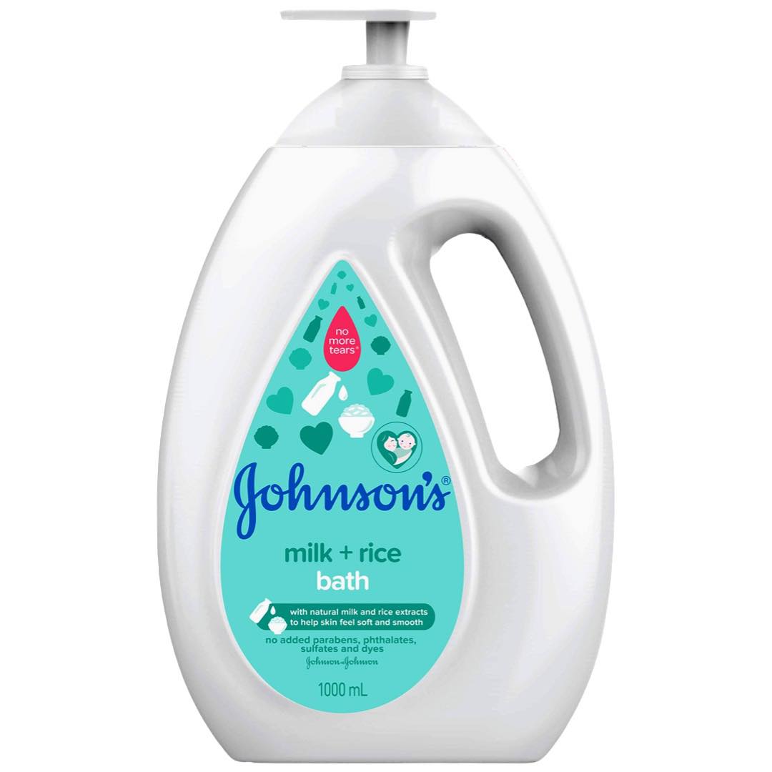Great Deal! Johnson's 1000 ML Milk + Rice Baby Bath Liquid