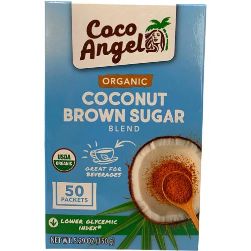 Special Offer! Organic Coconut Brown Sugar Blend - 50 Packets by Coco Angel