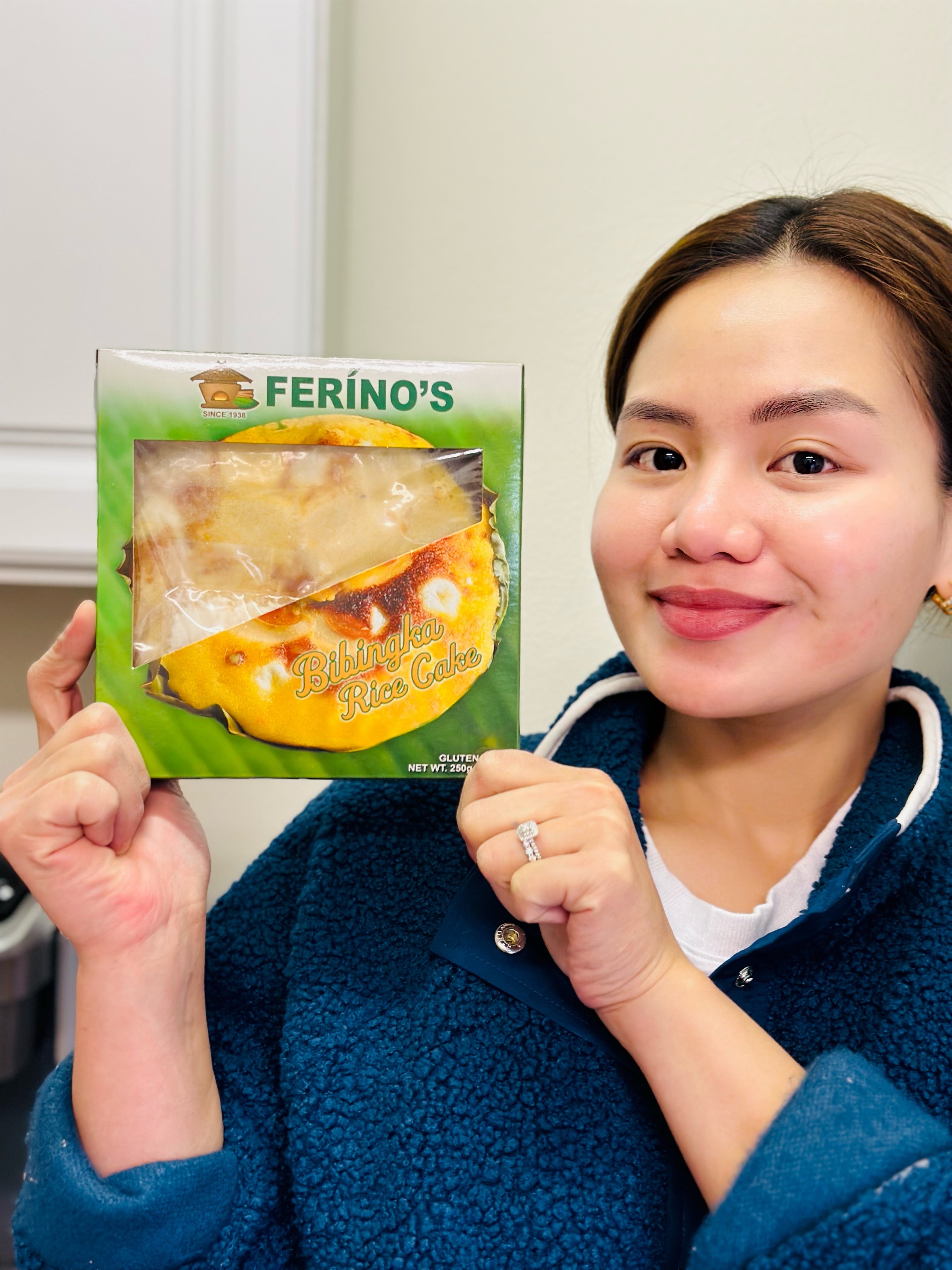 Ferino's Microwaveable 250 G Authentic Filipino Bibingka Rice Cake