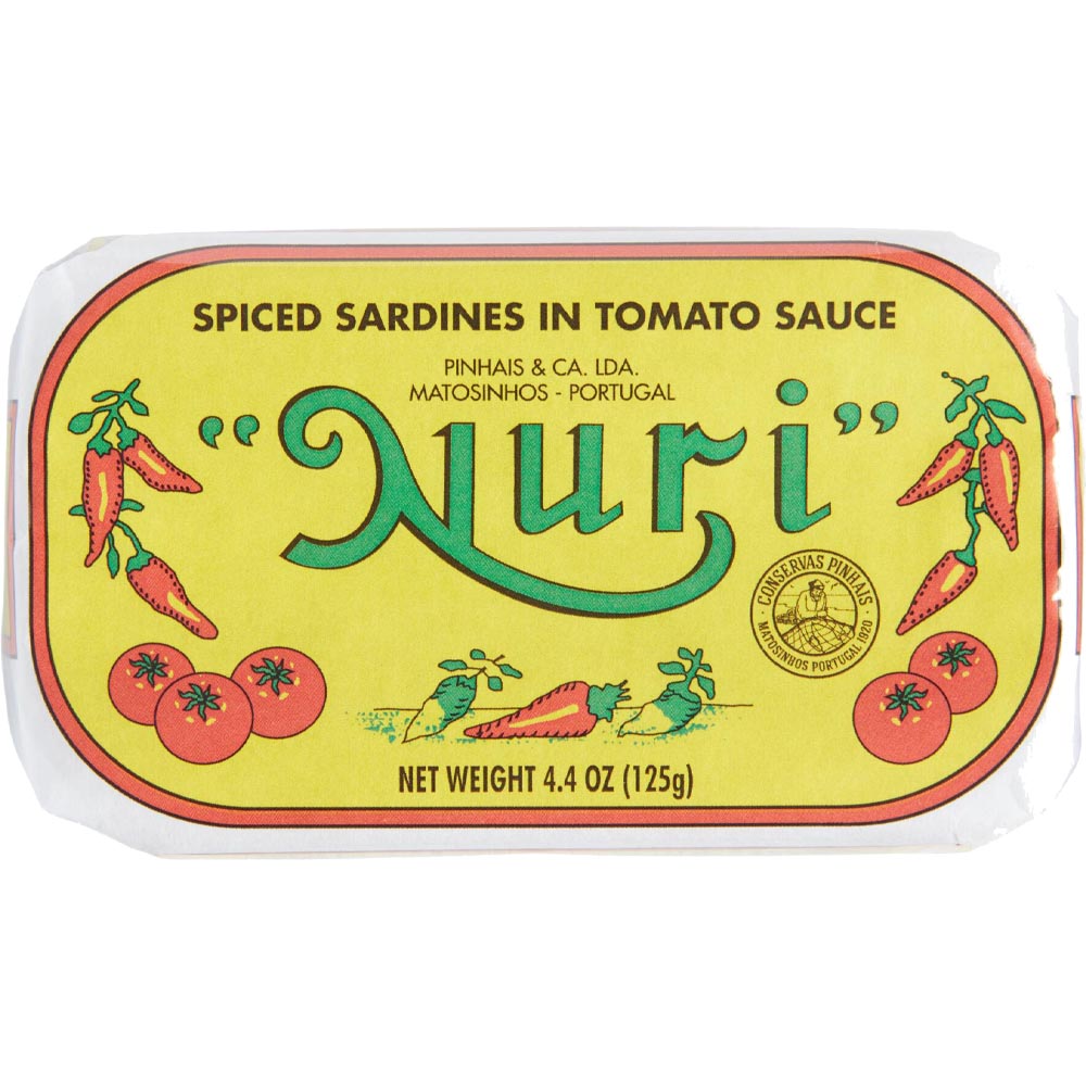 Nuri 125G Spiced Sardines Packed in Flavorful Tomato Sauce