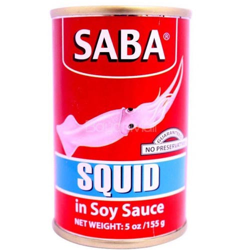 Delicious Saba Brand Squid in Savory Soy Sauce