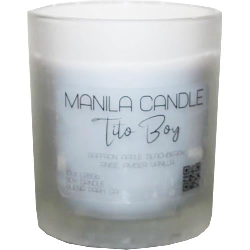 7 OZ Tito Boy Scented Manila Candle - Exclusive Fragrance
