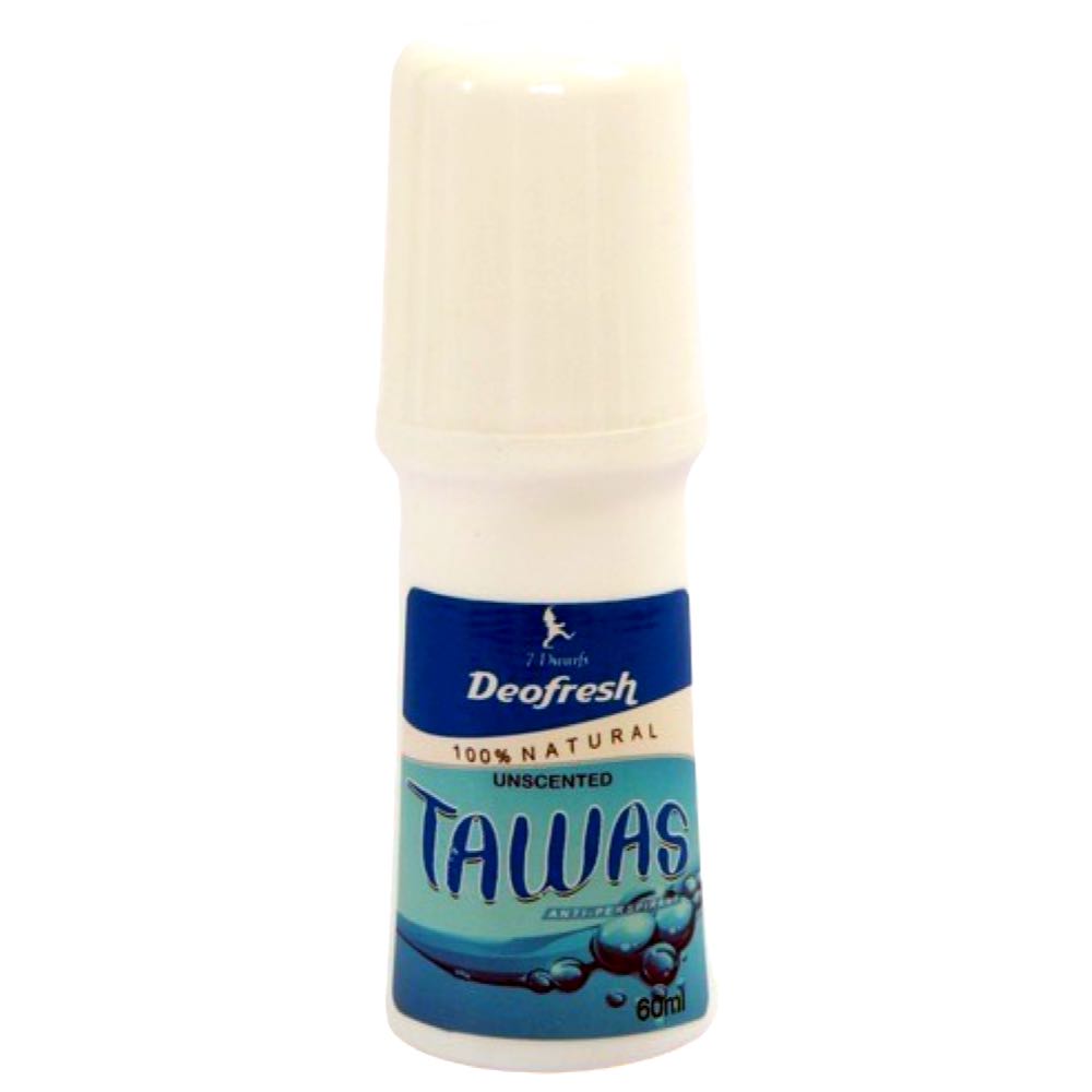 7 Dwarfs Deofresh Unscented Tawas - 60 ML Freshness Solution
