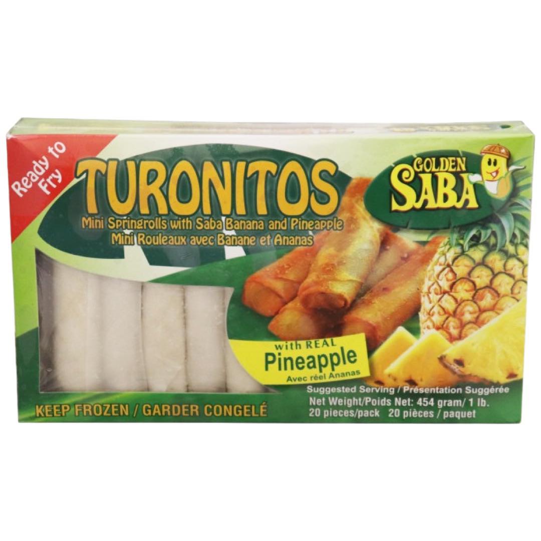 Hot Deal! 1 LB Golden Saba Mini Banana Rolls with Real Pineapple