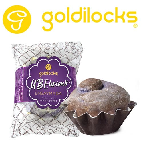 Delicious Goldilocks UBElicious Ensaymada - 5.3 OZ Fresh Baked Good
