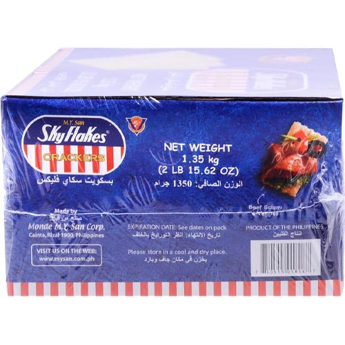 M.Y. San - 2 LBS Box of Delicious Skyflakes Crackers, a Must - Have Snack