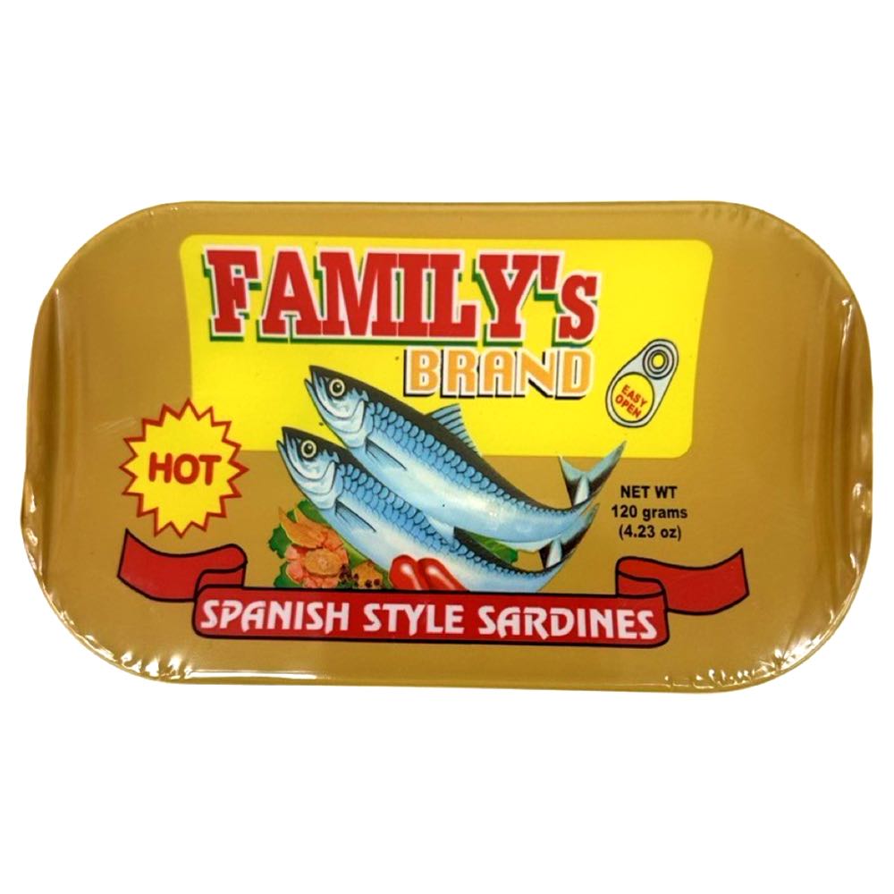 Family's Brand Spanish Style Hot Sardines - 120 G - Special Offer