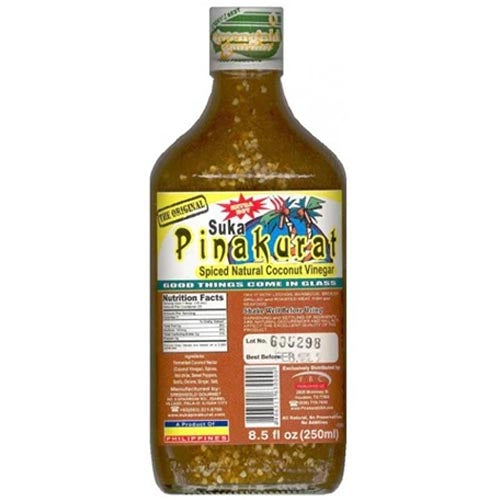 Get Your 240g Bottle of Suka Pinakurat - Tasty Spiced Natural Coconut Vinegar Now