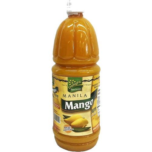 Delightful 1000 ML Manila Mango Puree for Juices and Desserts