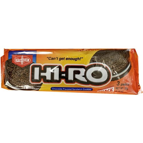 Fibisco - Delicious 33G Hi - Ro Chocolate Flavored Sandwich Cookies