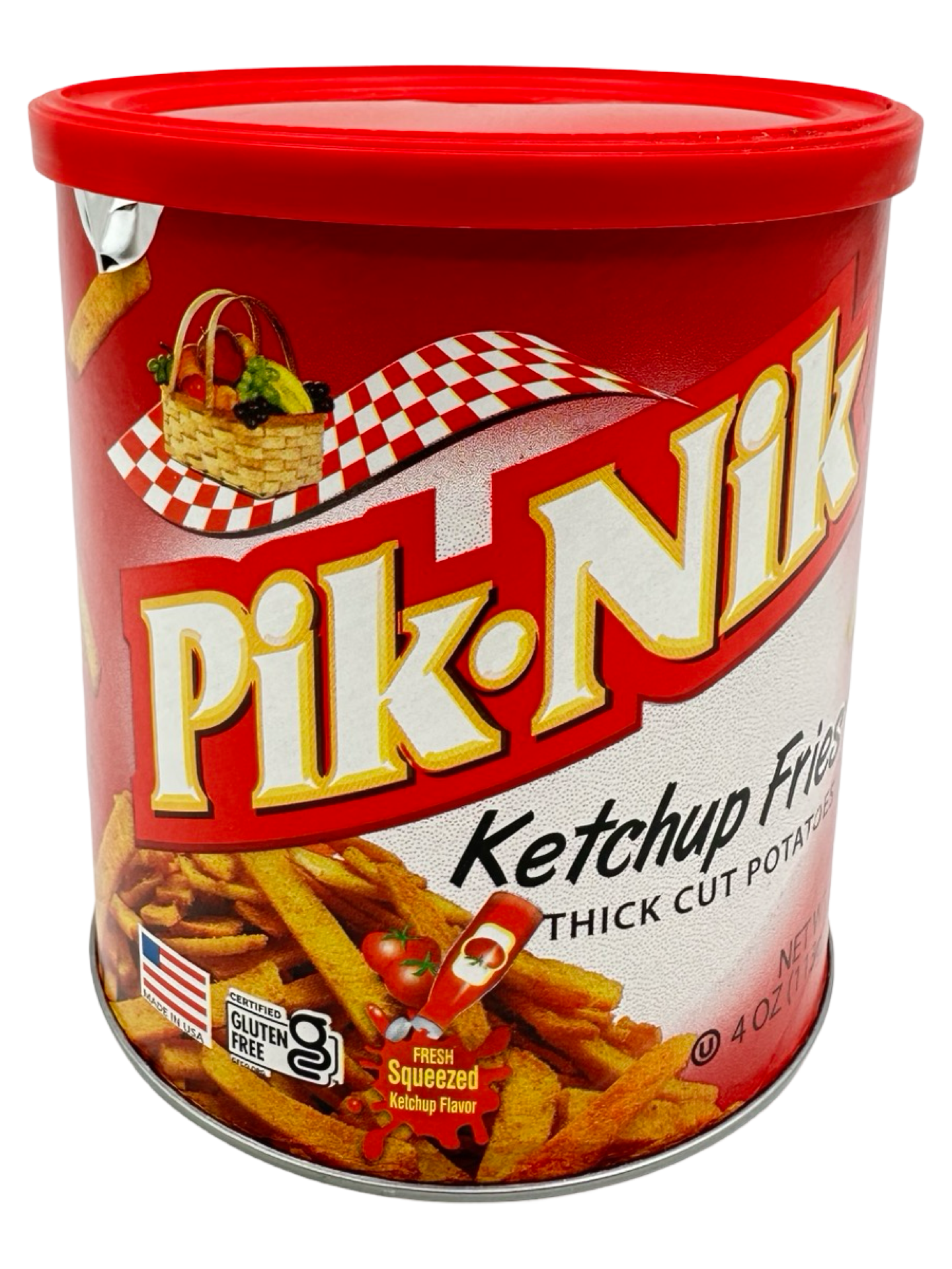 Pik-Nik Small 4 OZ Ketchup Flavored Crispy Fries