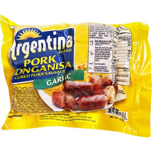 Hot Deal: Argentina's Garlic Cured Pork Sausage - 12 OZ
