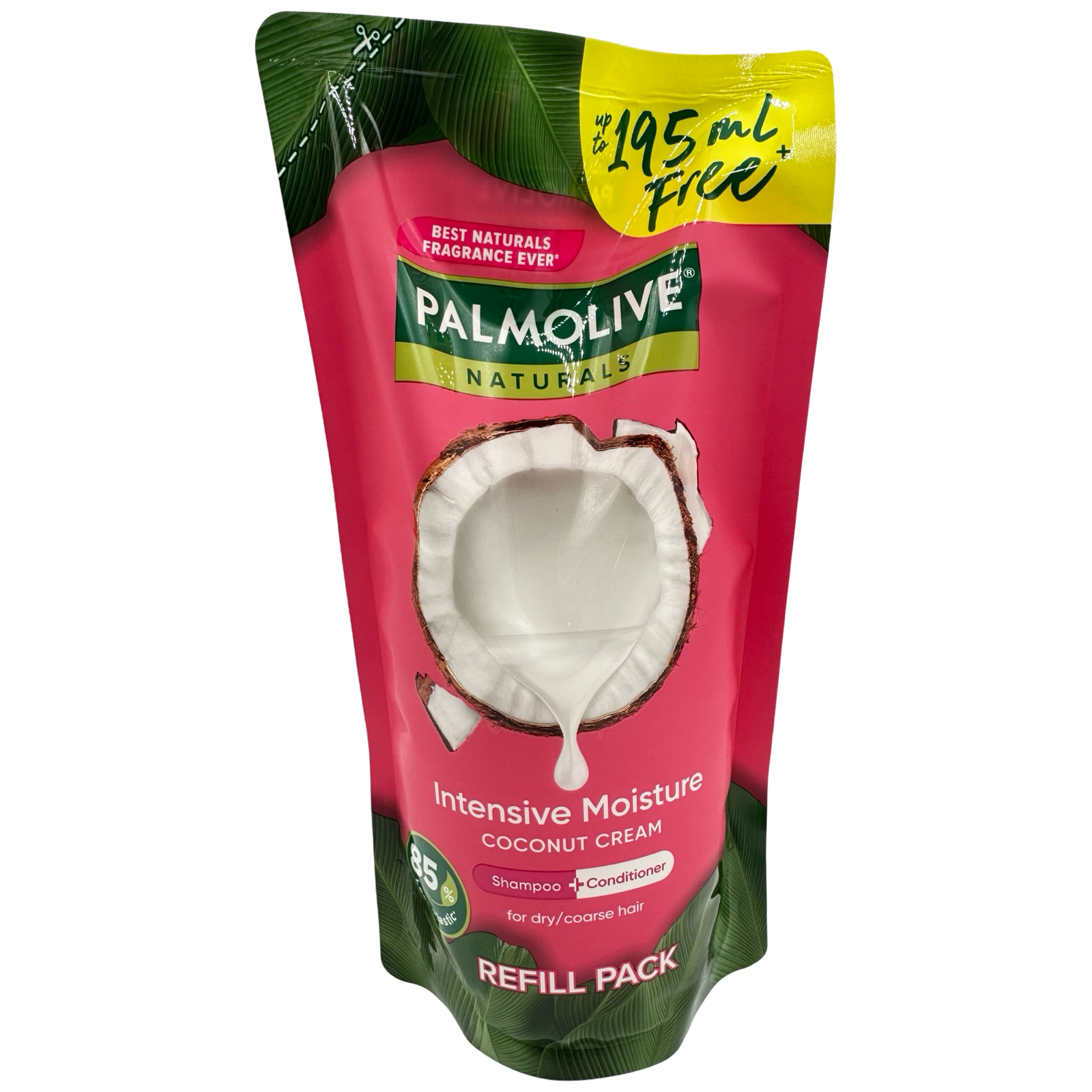 Palmolive Naturals Coconut Cream Intensive Moisture Shampoo + Conditioner Refill - 600ml