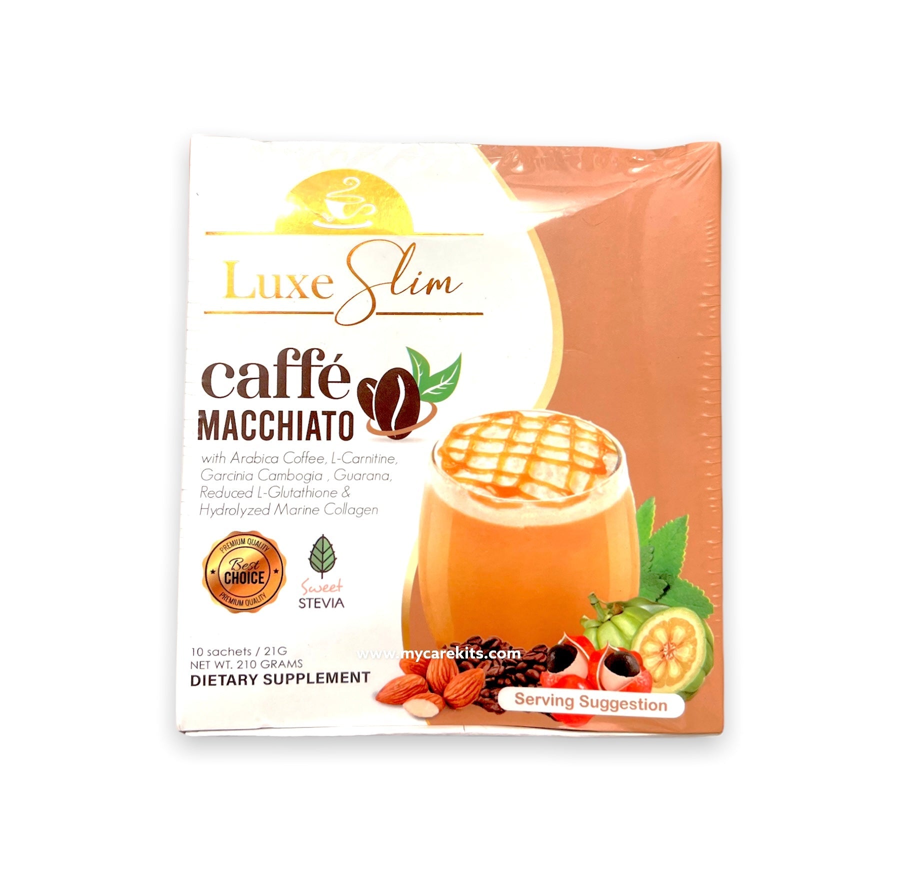 Luxe Slim Cafe Macchiato Pack of 10 (21g Each)
