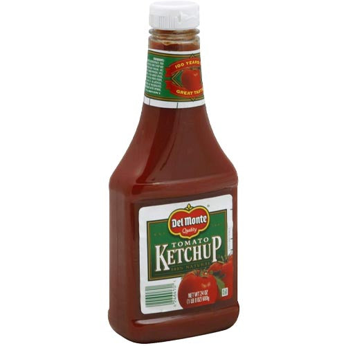 Del Monte 24 OZ Premium Tomato Ketchup - Natural Flavor for Your Meals