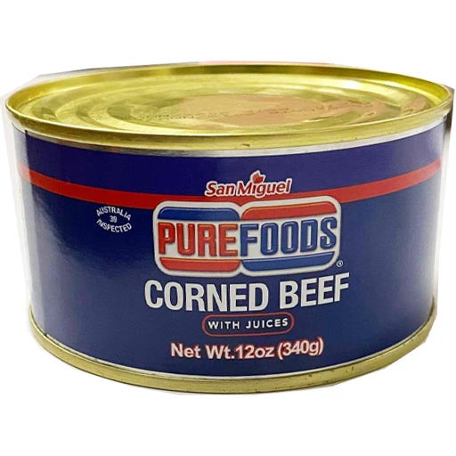 San Miguel Purefoods 12-OZ Canned Corned Beef with Juices - A Flavorful Delight