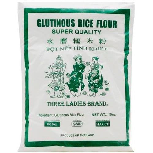 Three Ladies Brand - Premium 16 OZ Green Glutinous Rice Flour