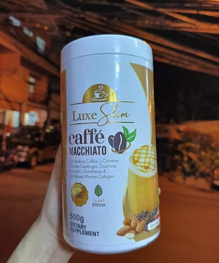 Luxe Slim Big-Size 500g Caffe Macchiato Canister